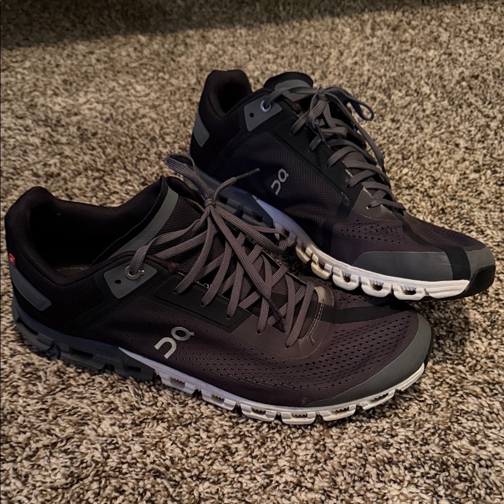 On Running Men's Charcoal Athletic Shoes